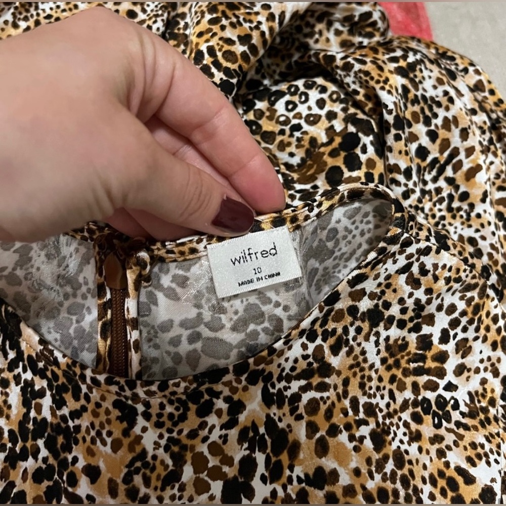 Wilfred Leopard Print Dress - Picture 3 of 4
